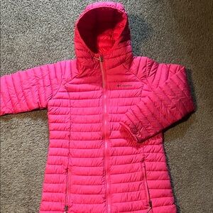 Columbia Kids Bright Pink Puffer Coat